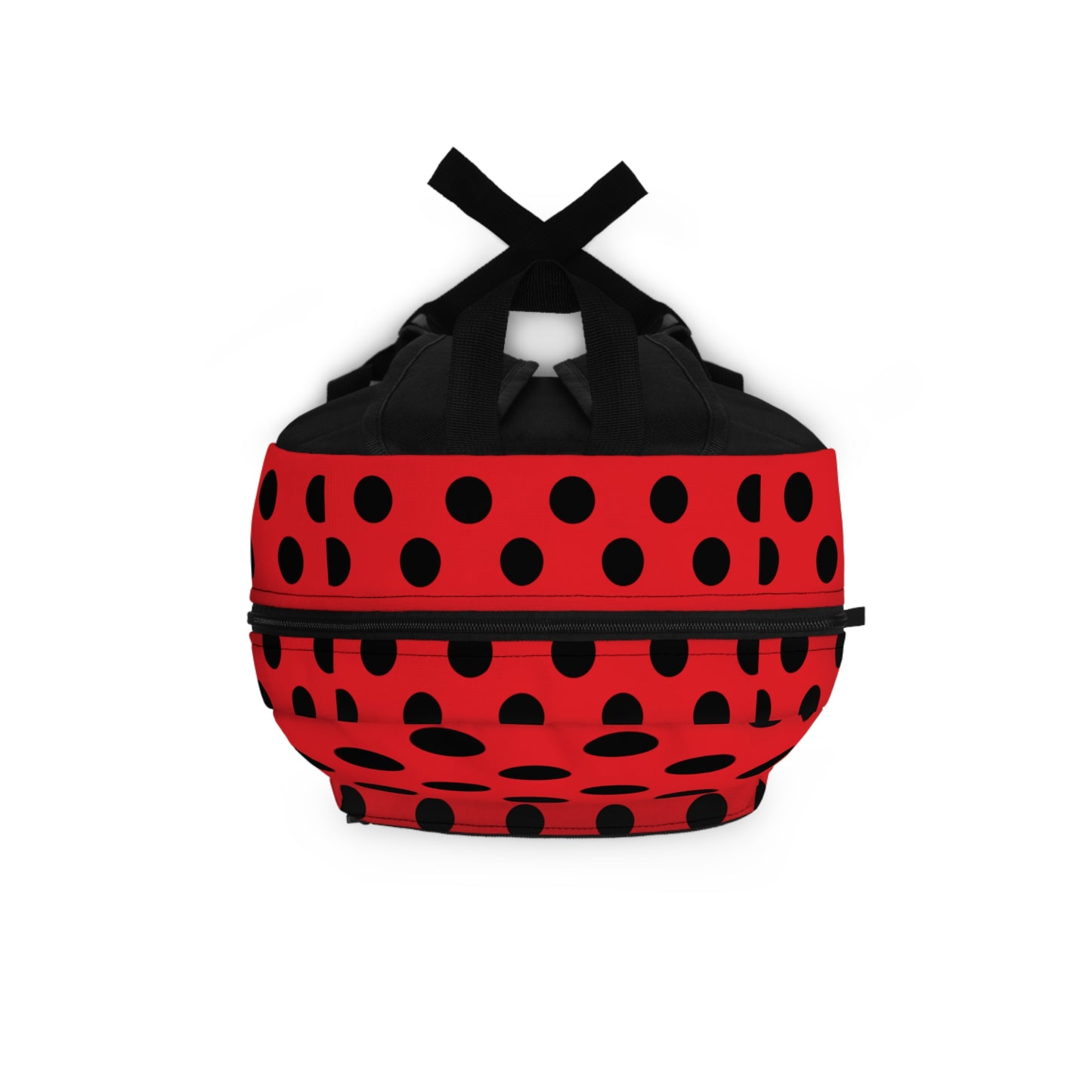 Mss Mia Red W/Black Polka Backpack