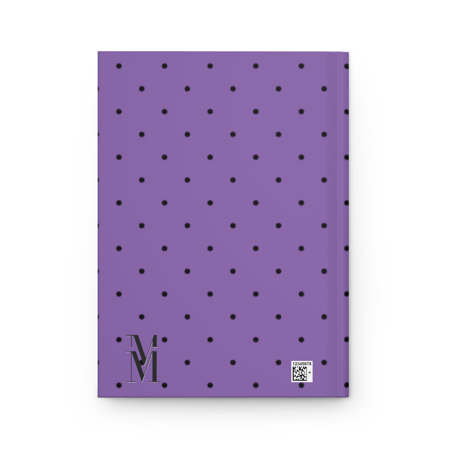 ”Faith Fighter” Purple Dot Matte Journal