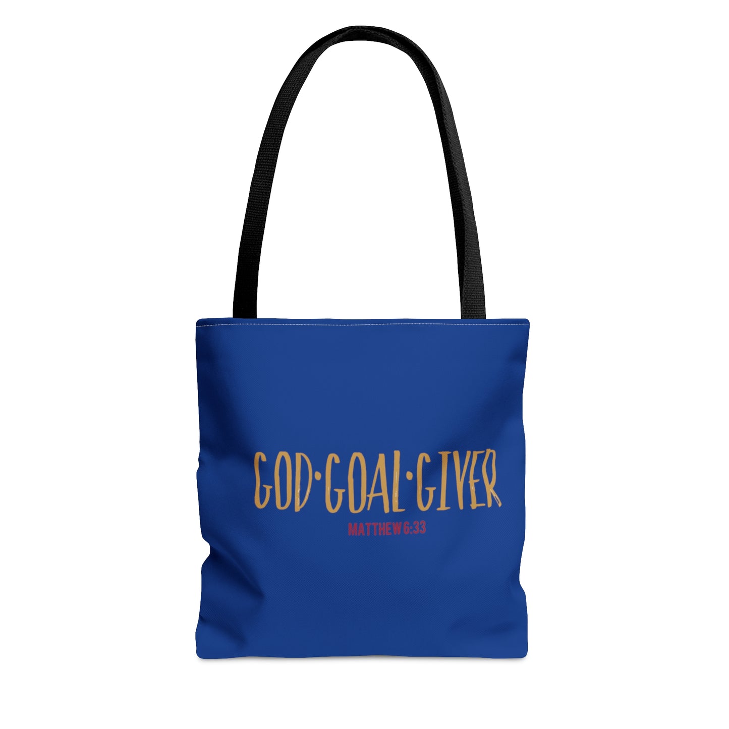 “Goal Giver” Dark Blue Tote Bag