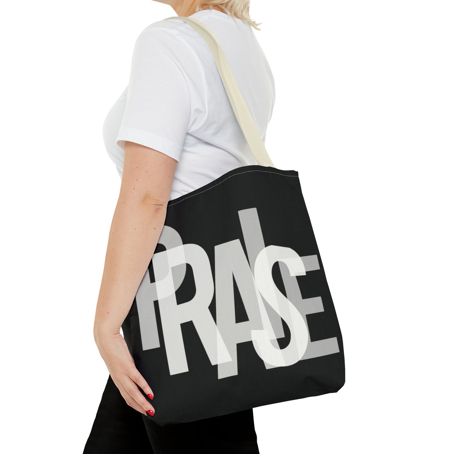 Collection B: “Garment of PRAISE” Black & White Tote Bag