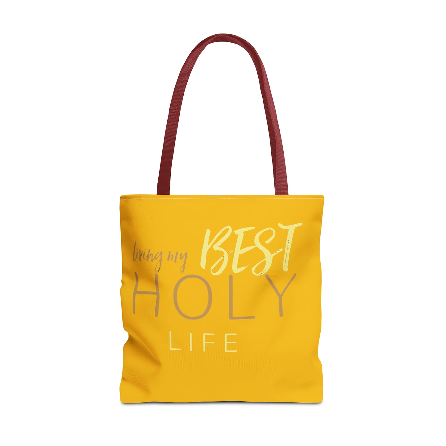 Collection A: “HOLYlife” Yellow Tote Bag