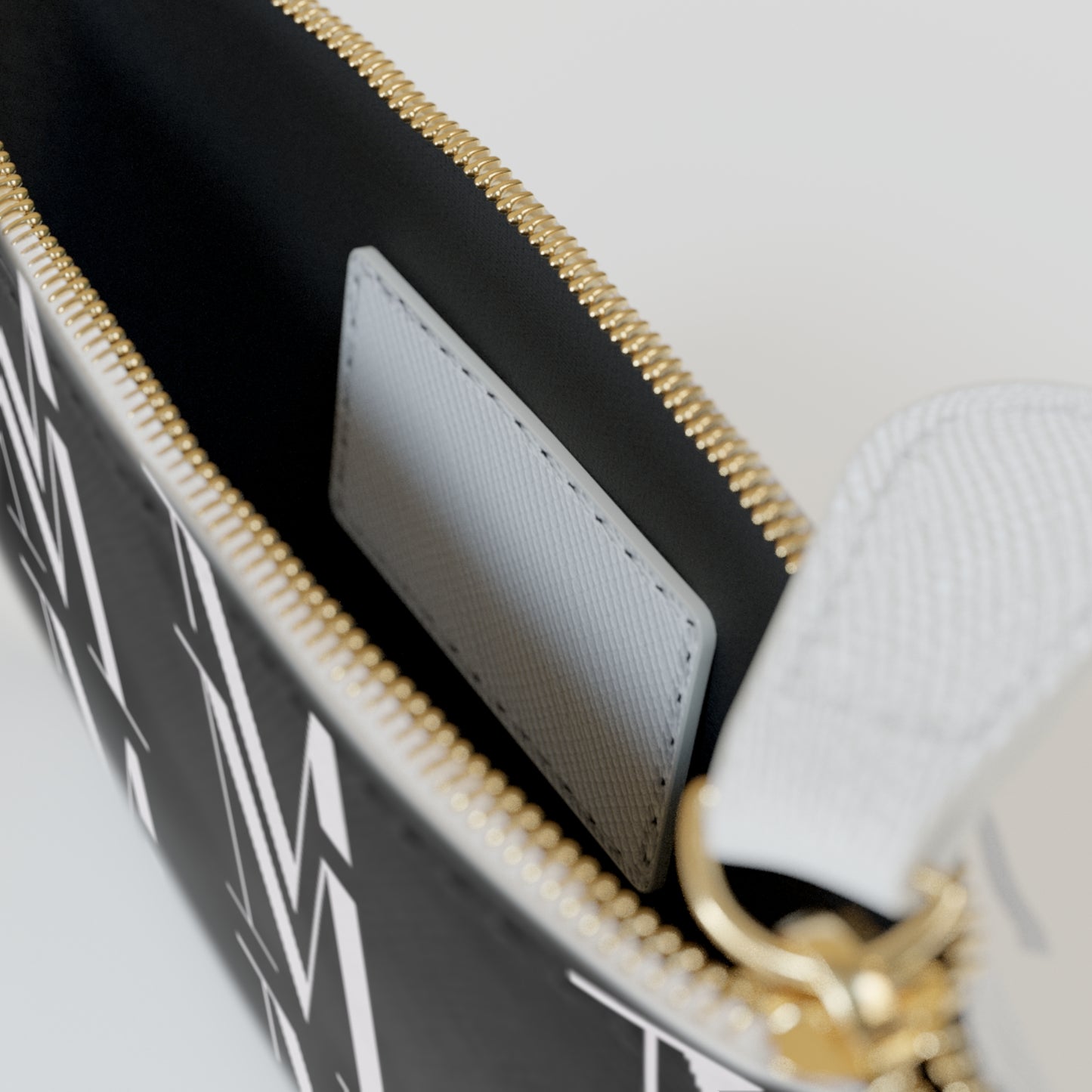 Mss Mia Signature Black Mini Clutch Bag