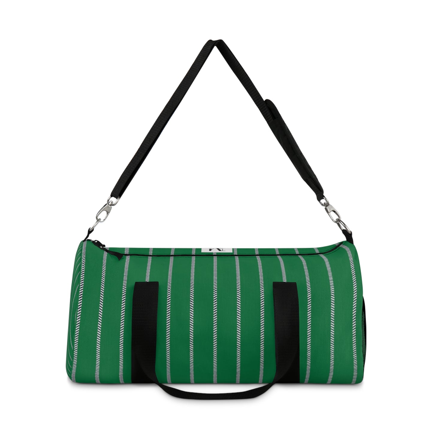 Mss Mia Dark Green W Stripes Duffel Bag