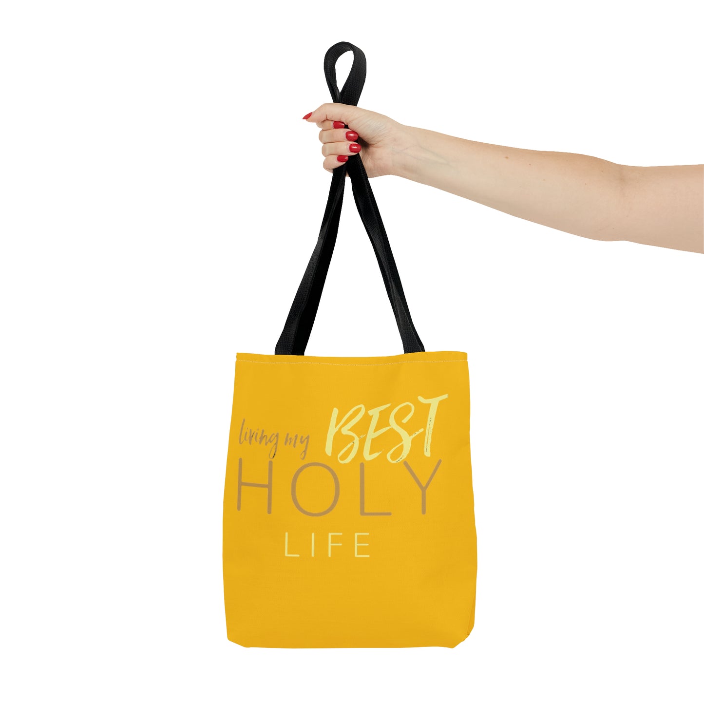 Collection A: “HOLYlife” Yellow Tote Bag