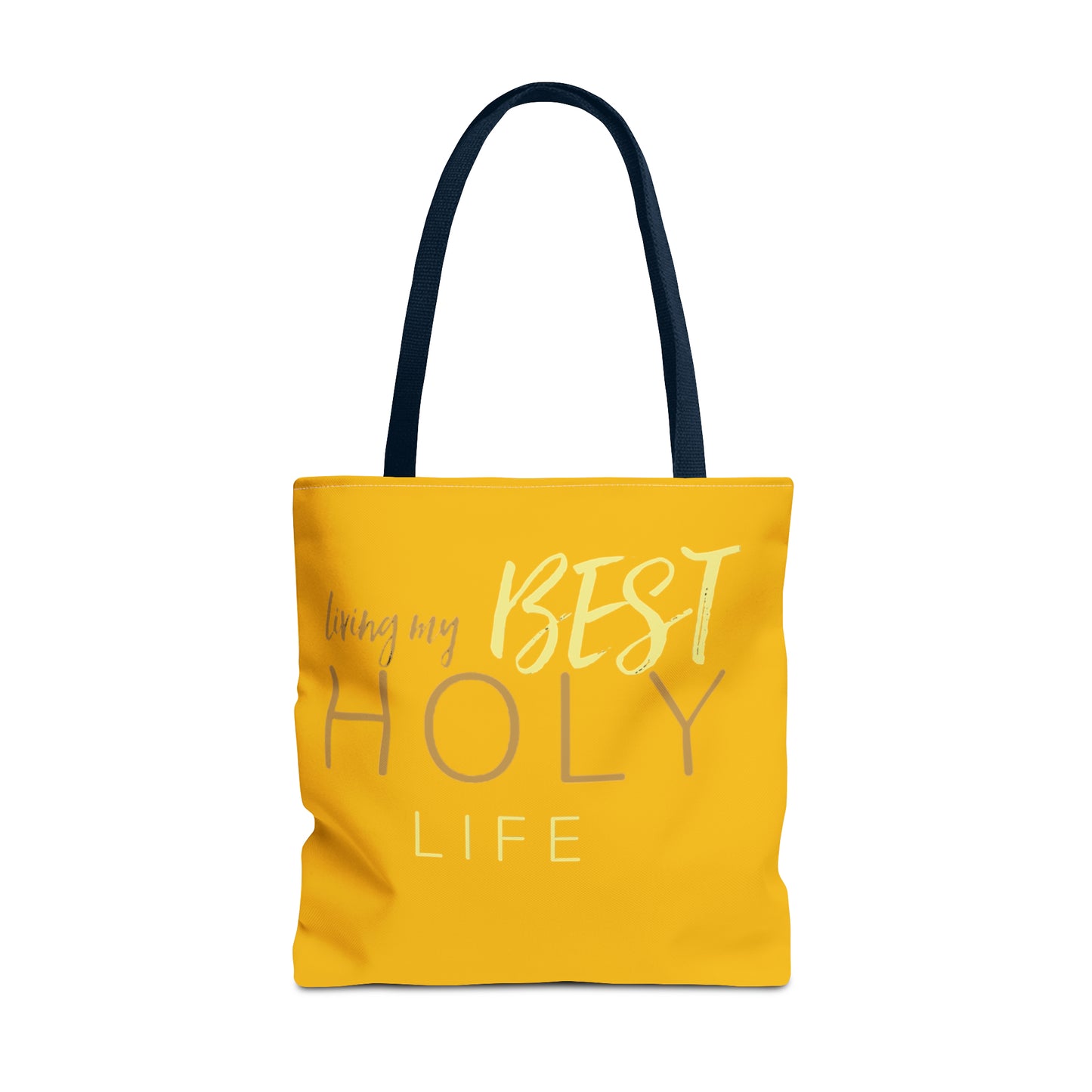 Collection A: “HOLYlife” Yellow Tote Bag