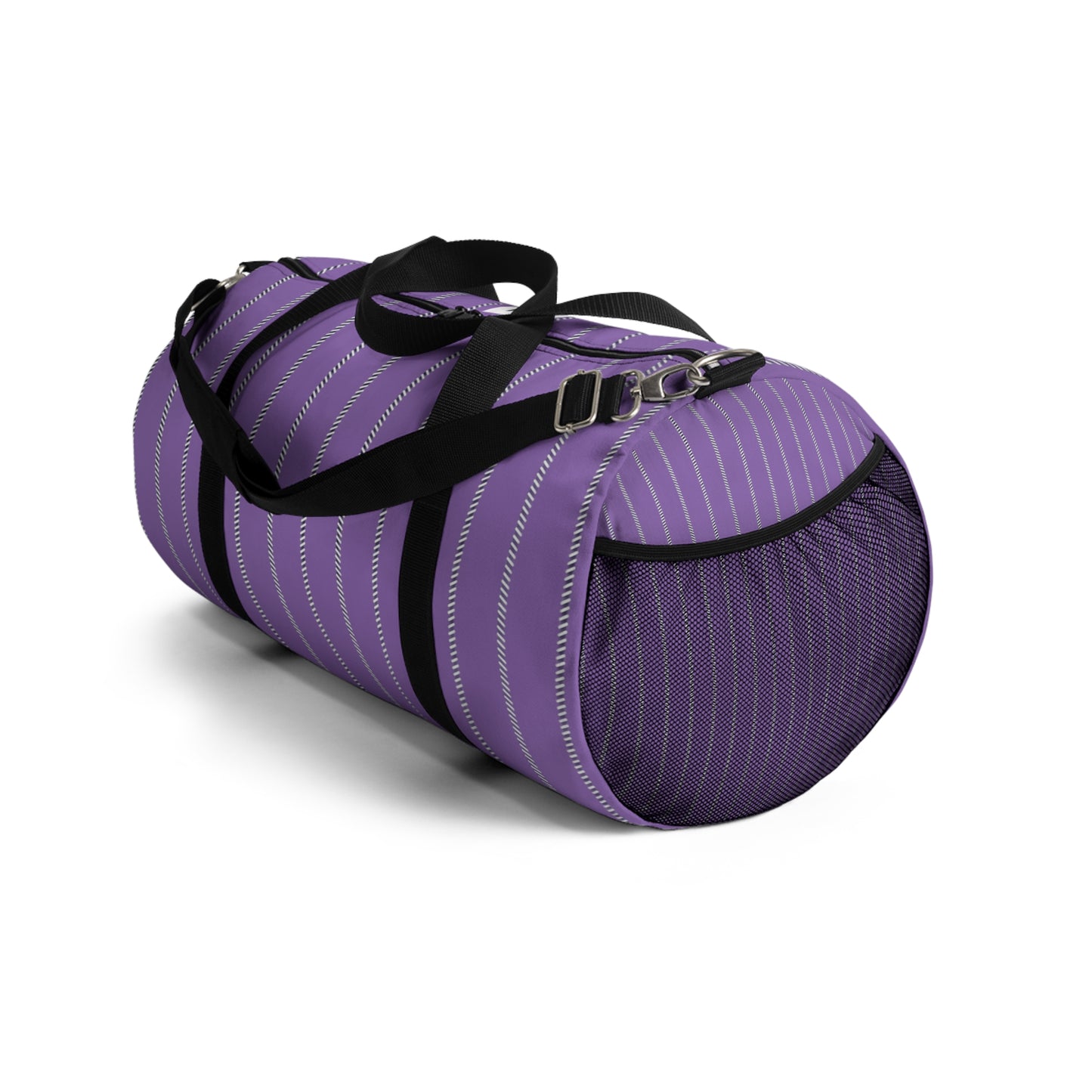Mss Mia Purple  W Stripes Duffel Bag