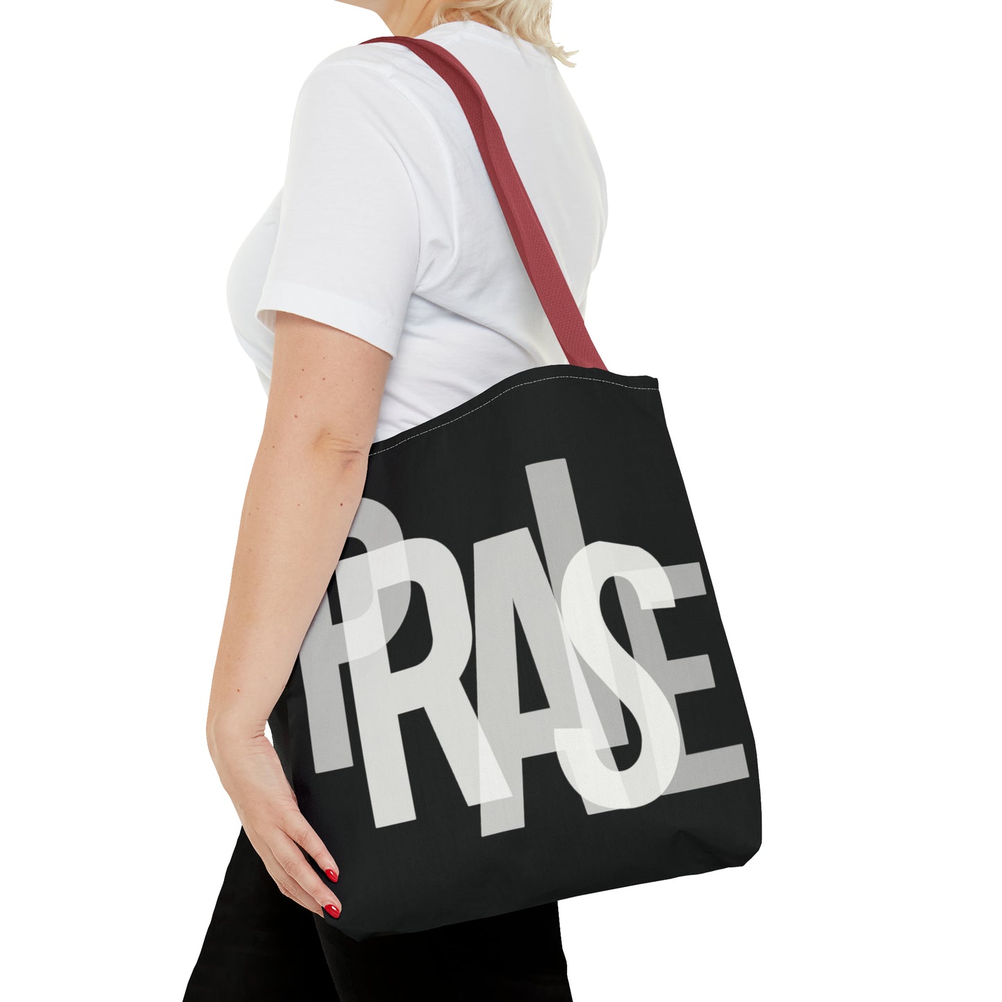 Collection B: “Garment of PRAISE” Black & White Tote Bag