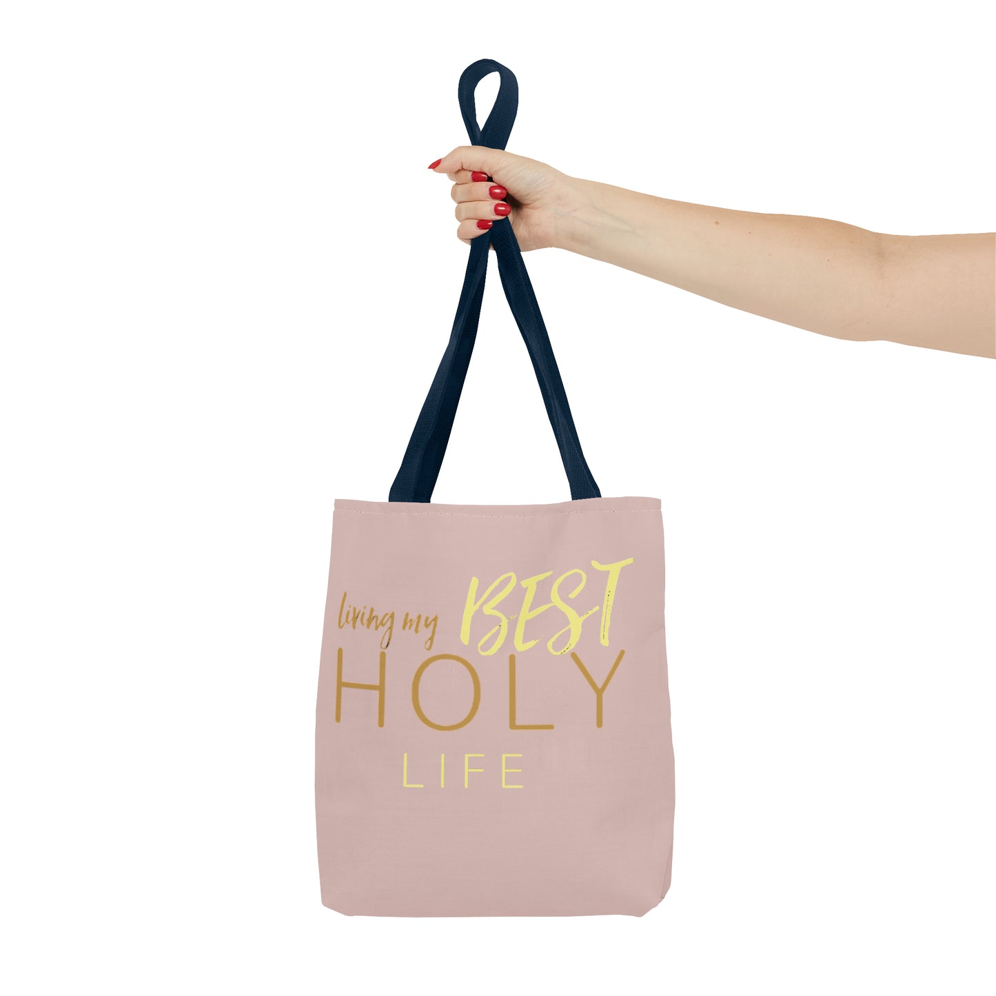 Collection A: “HOLYlife” MM Pink Tote Bag