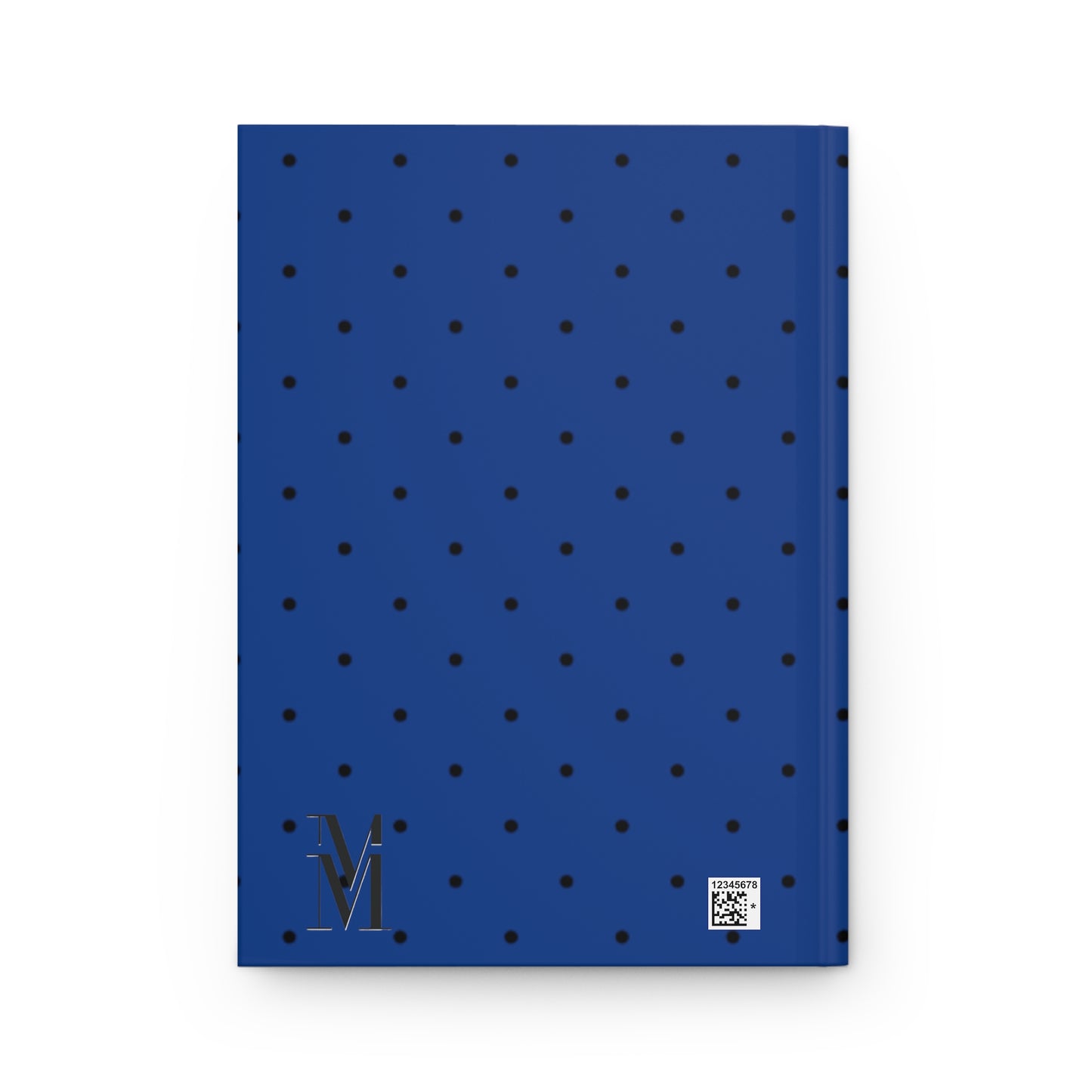 ”Faith Fighter” Dark Blue Dot Matte Journal