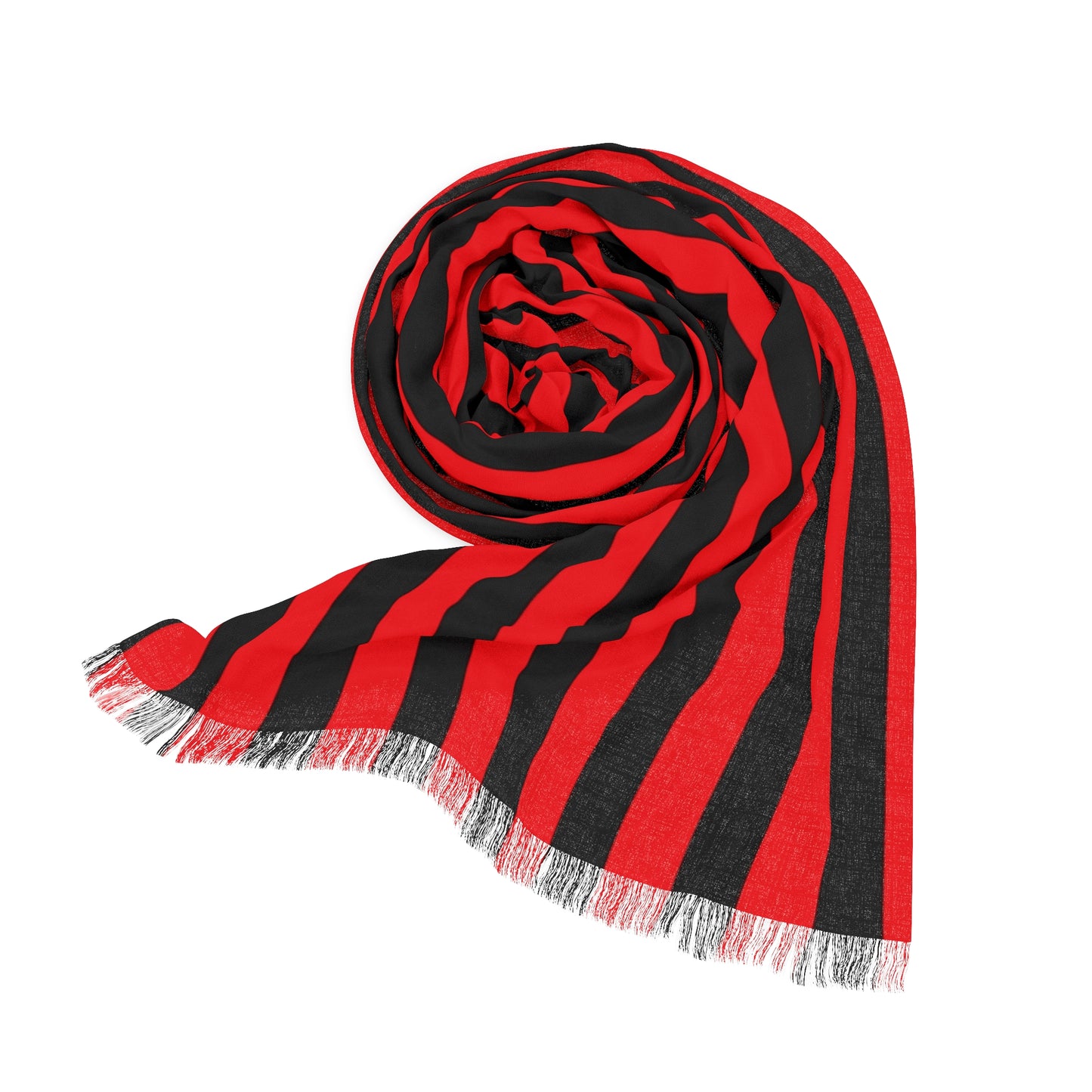 MssMia Red w/ Black Stripe Light Scarf