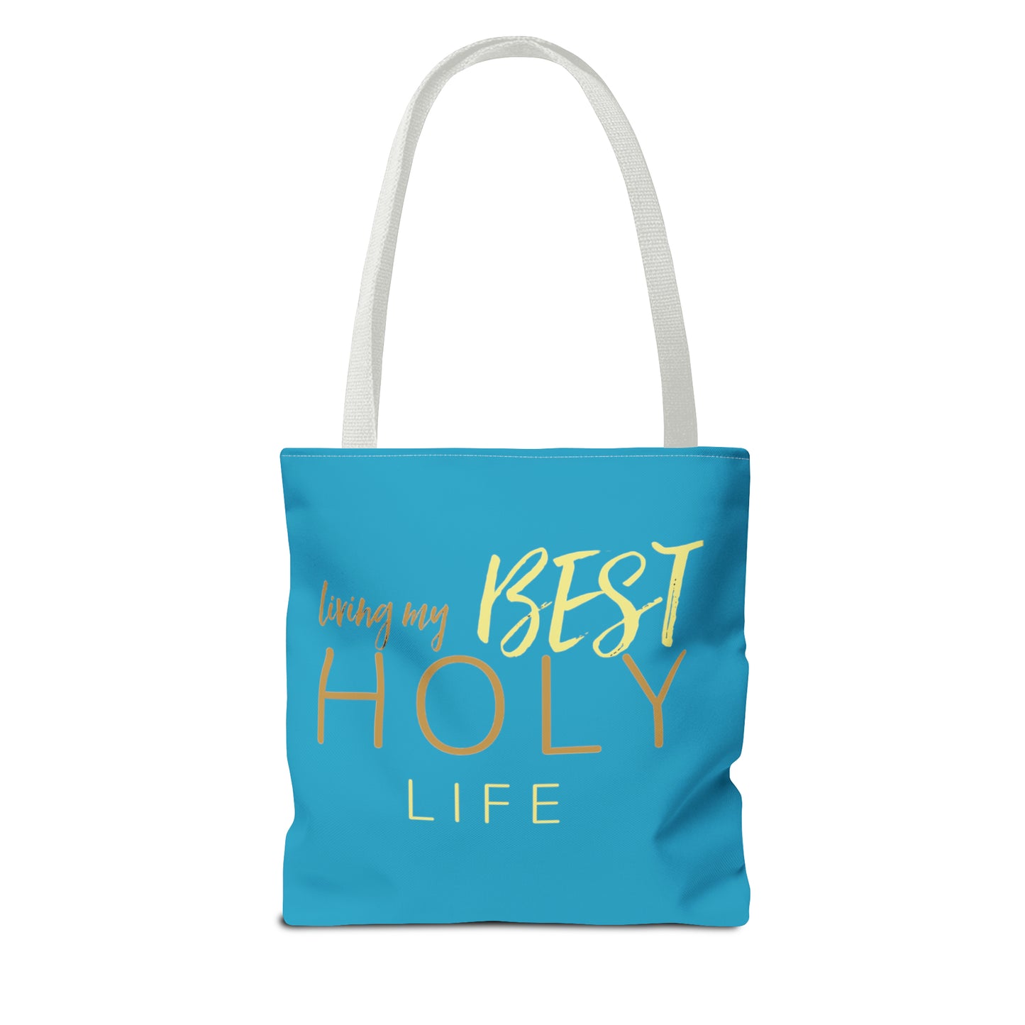 Collection A: “HOLYlife” Blue Tote Bag