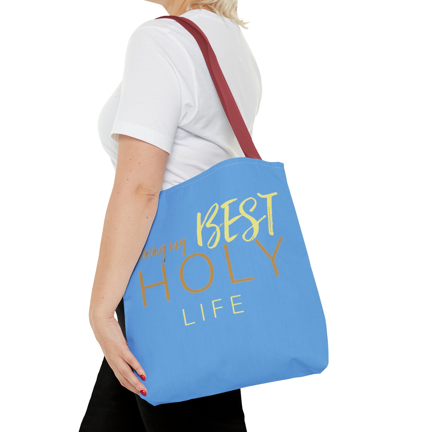 Collection A: “HOLYlife” Blue Sky Tote Bag