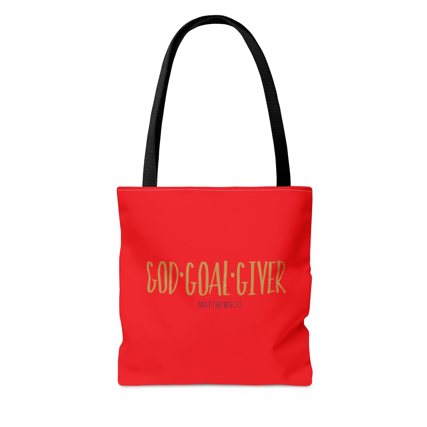 “Goal Giver” Red Tote Bag