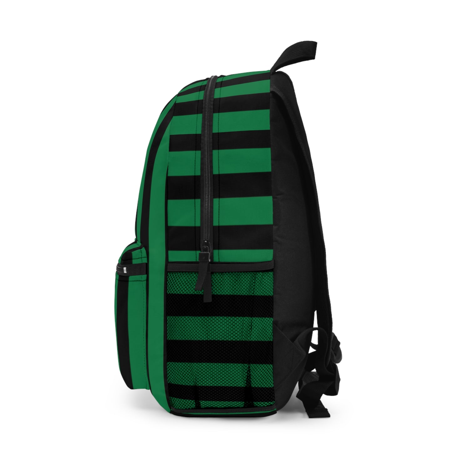 Mss Mia Dark Green w/Black Stripe Rugby Backpack