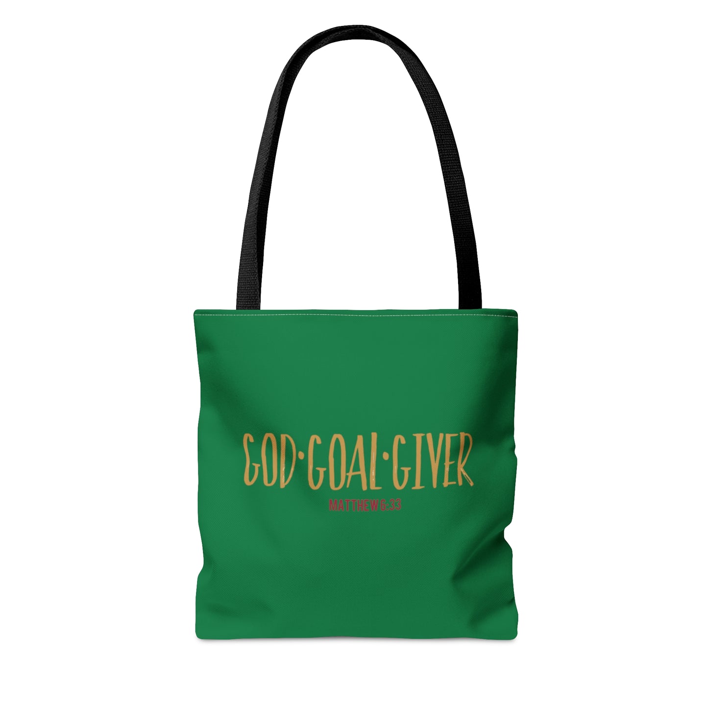 “Goal Giver” Dark Green Tote Bag