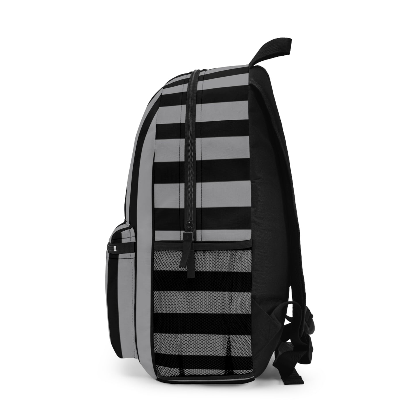 Mss Mia Grey w/Black Stripe Rugby Backpack