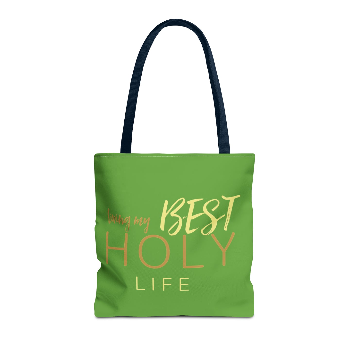 Collection A: “HOLYlife” Green Tote Bag