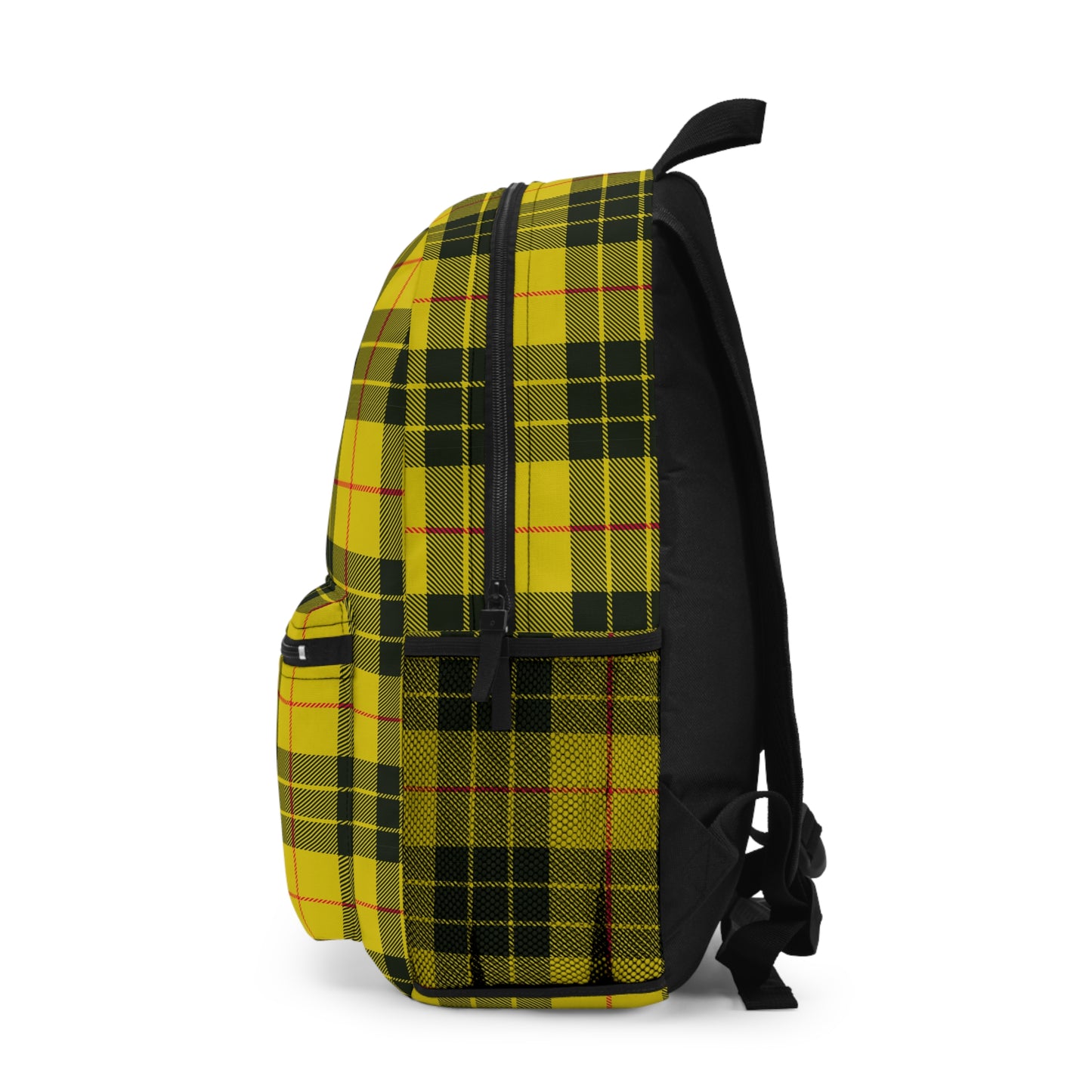 Mss Mia Yellow Plaid Backpack