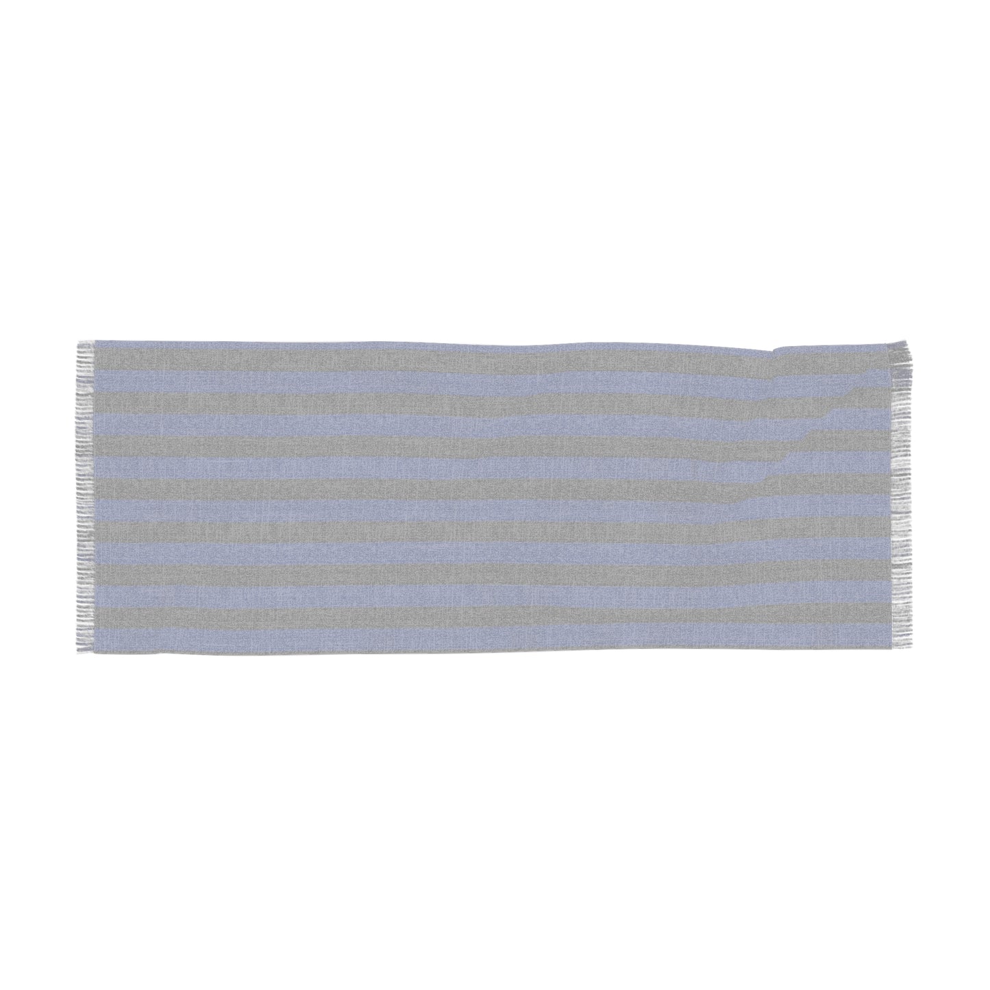 MssMia Dark Blue w/ Black Stripe Light Scarf