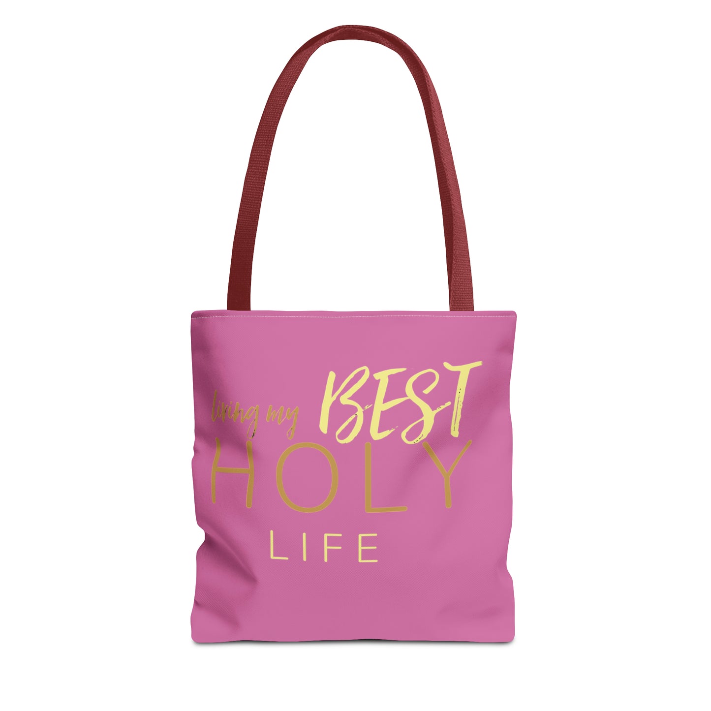 Collection A: “HOLYlife” Pink Tote Bag