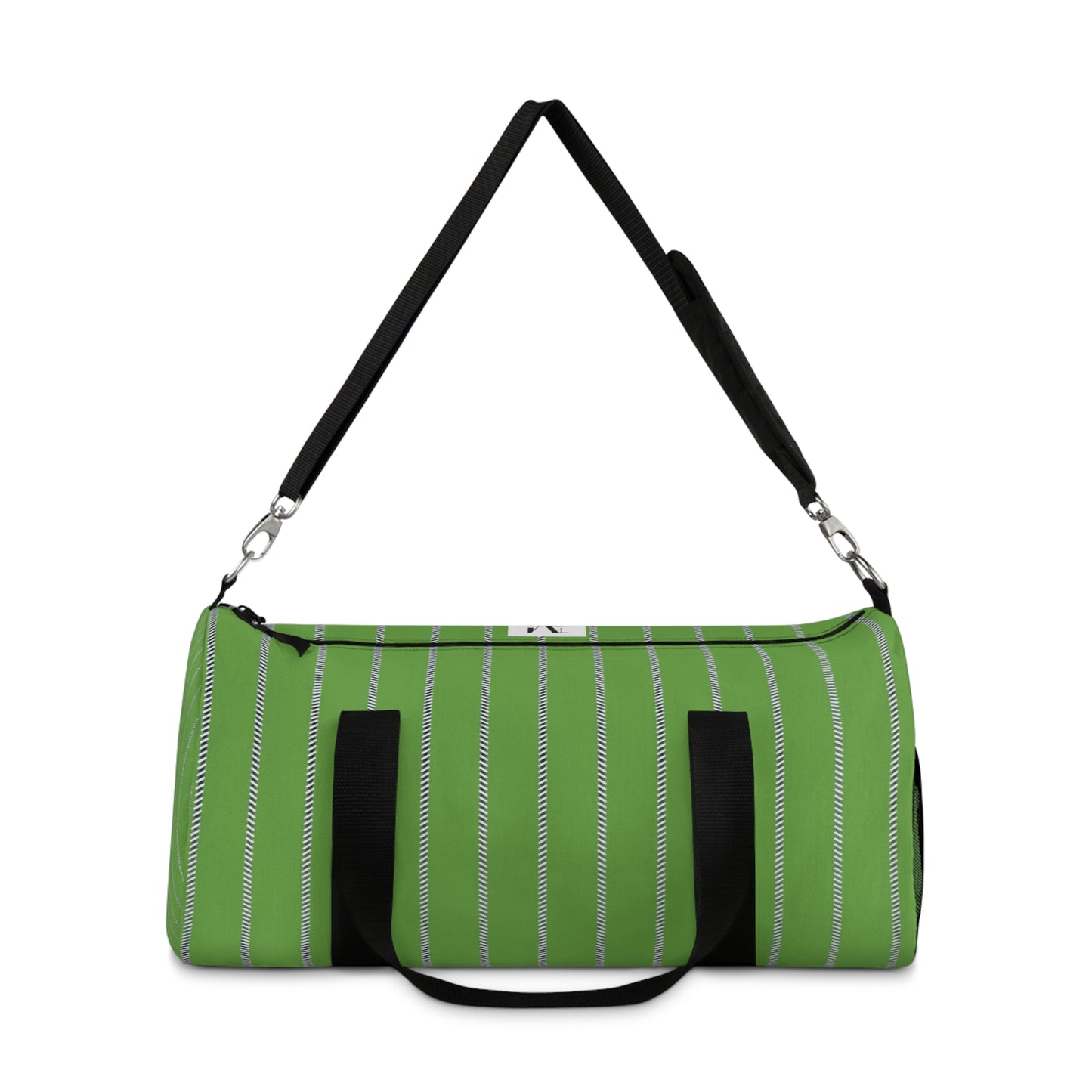 Mss Mia Light Green W Stripes Duffel Bag