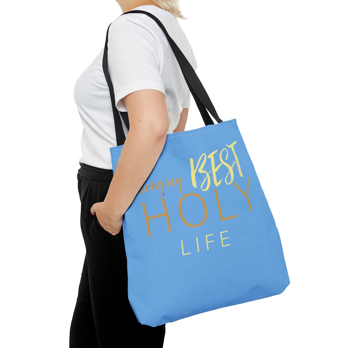 Collection A: “HOLYlife” Blue Sky Tote Bag