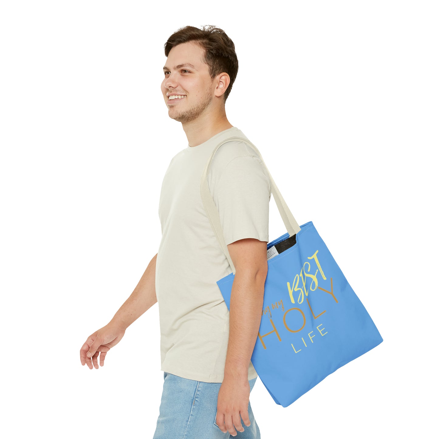 Collection A: “HOLYlife” Blue Sky Tote Bag