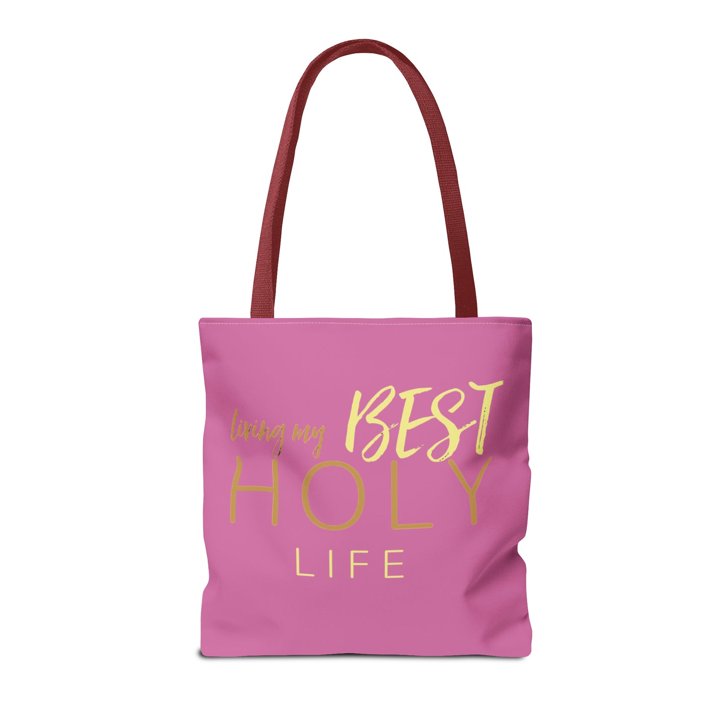 Collection A: “HOLYlife” Pink Tote Bag