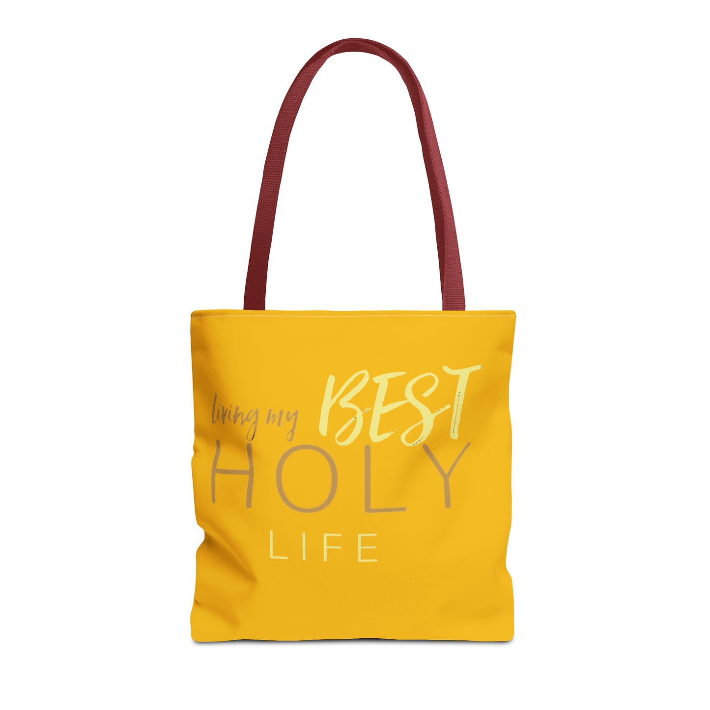 Collection A: “HOLYlife” Yellow Tote Bag