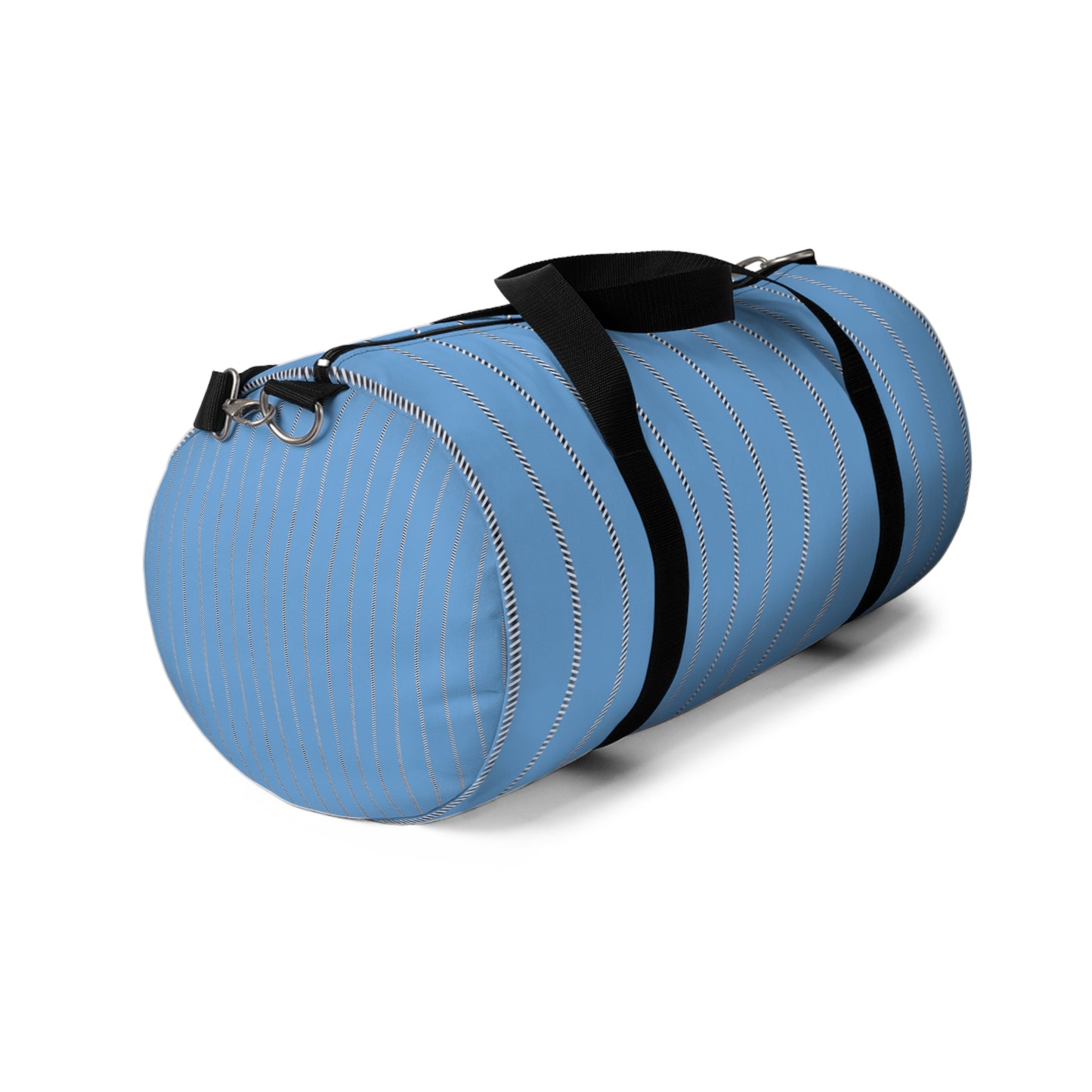 Mss Mia Light Blue  W Stripes Duffel Bag