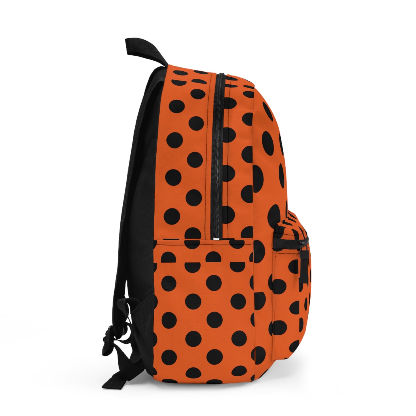 Mss Mia Orange W/Black Polka Backpack