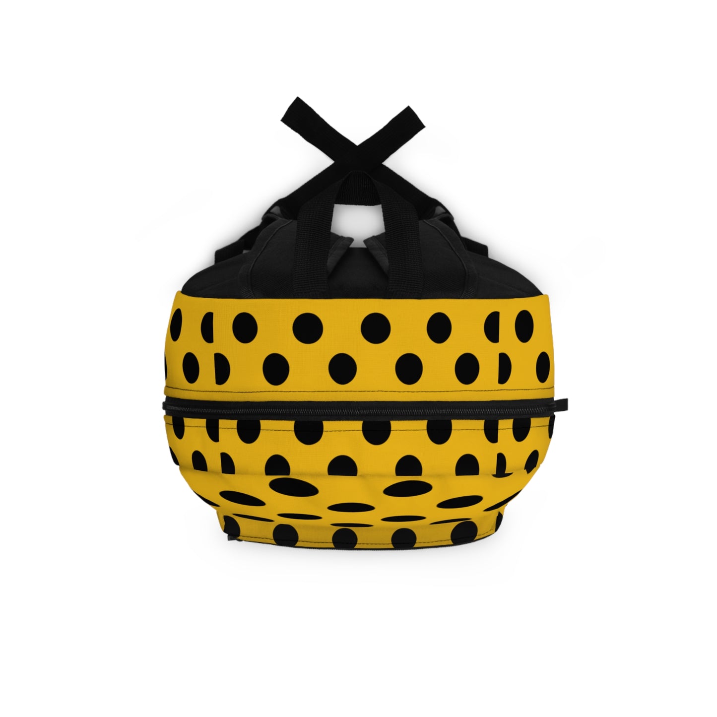 Mss Mia Yellow W/Black Polka Backpack