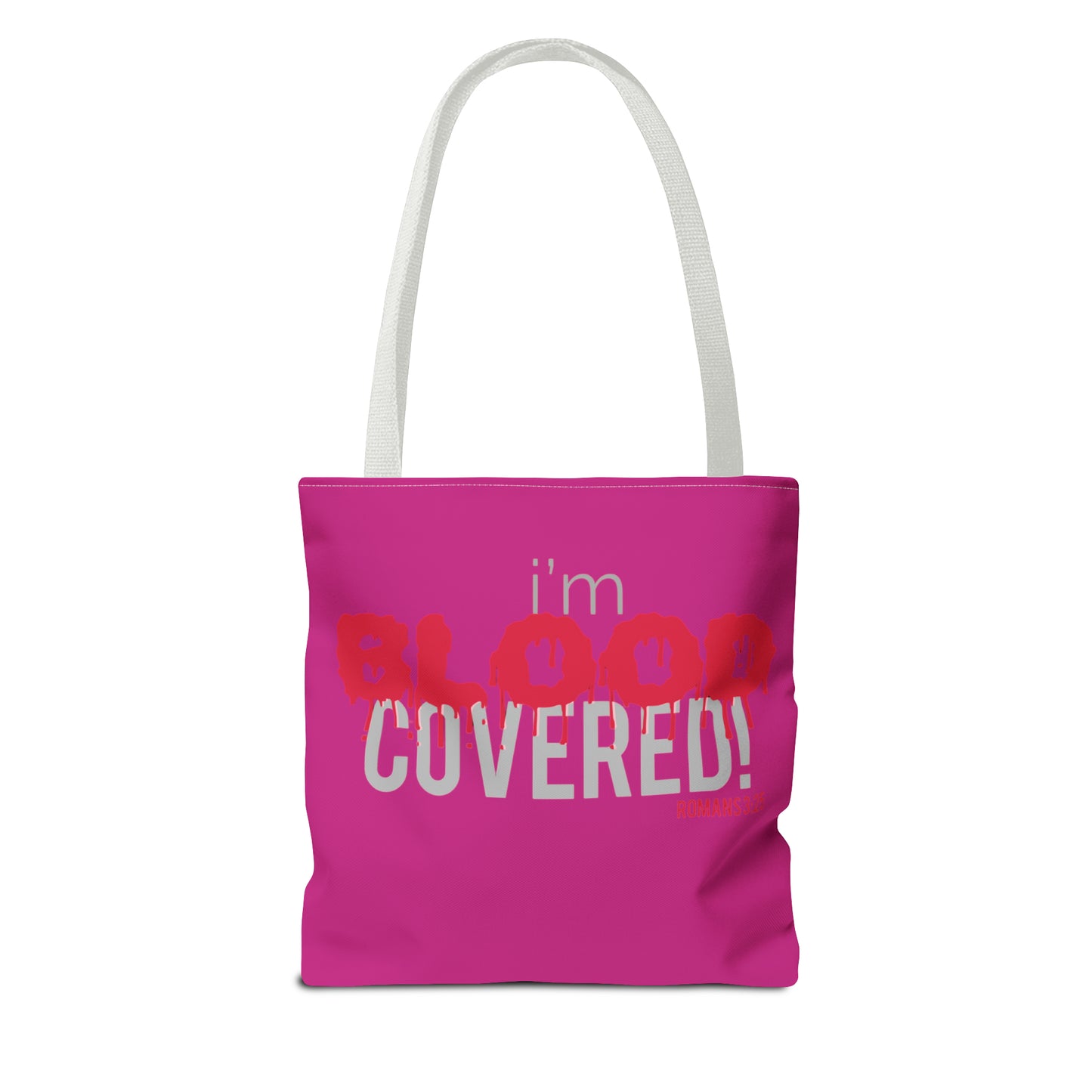 Collection B: “BLOOD Covered” Pink Tote Bag