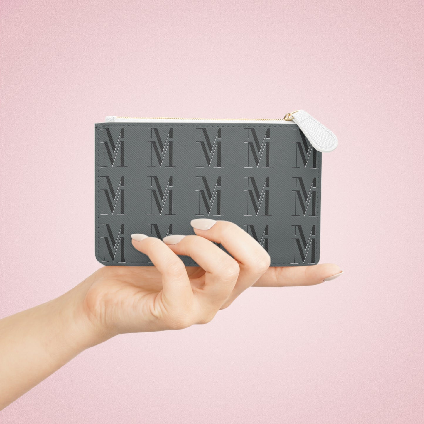 Mss Mia Grey Mini Clutch Bag