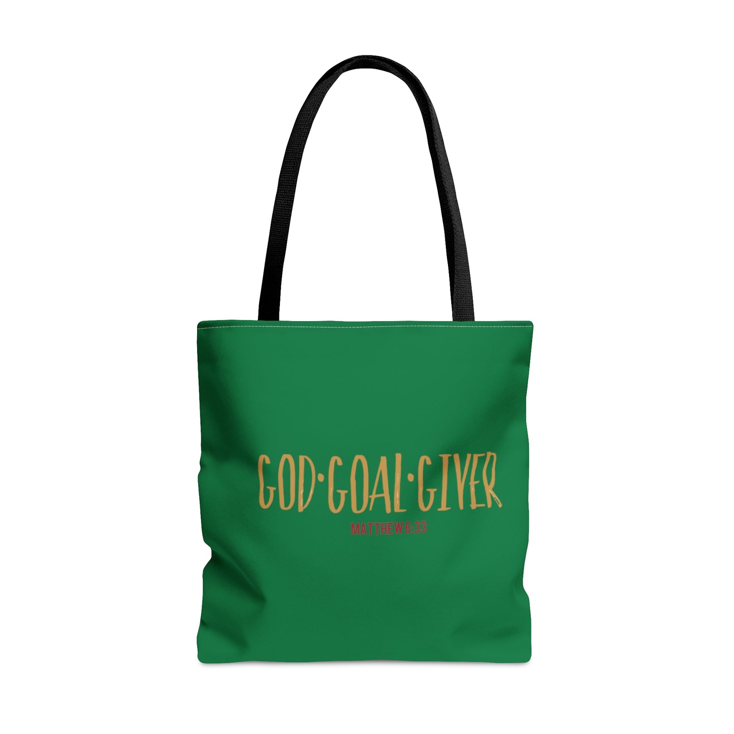 “Goal Giver” Dark Green Tote Bag