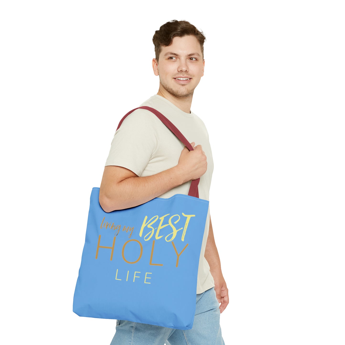 Collection A: “HOLYlife” Blue Sky Tote Bag