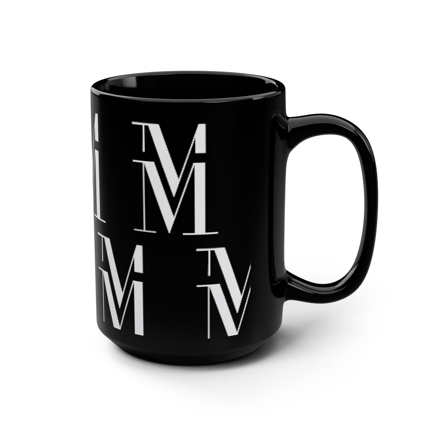 Mss Mia Signature Black Mug, 15oz