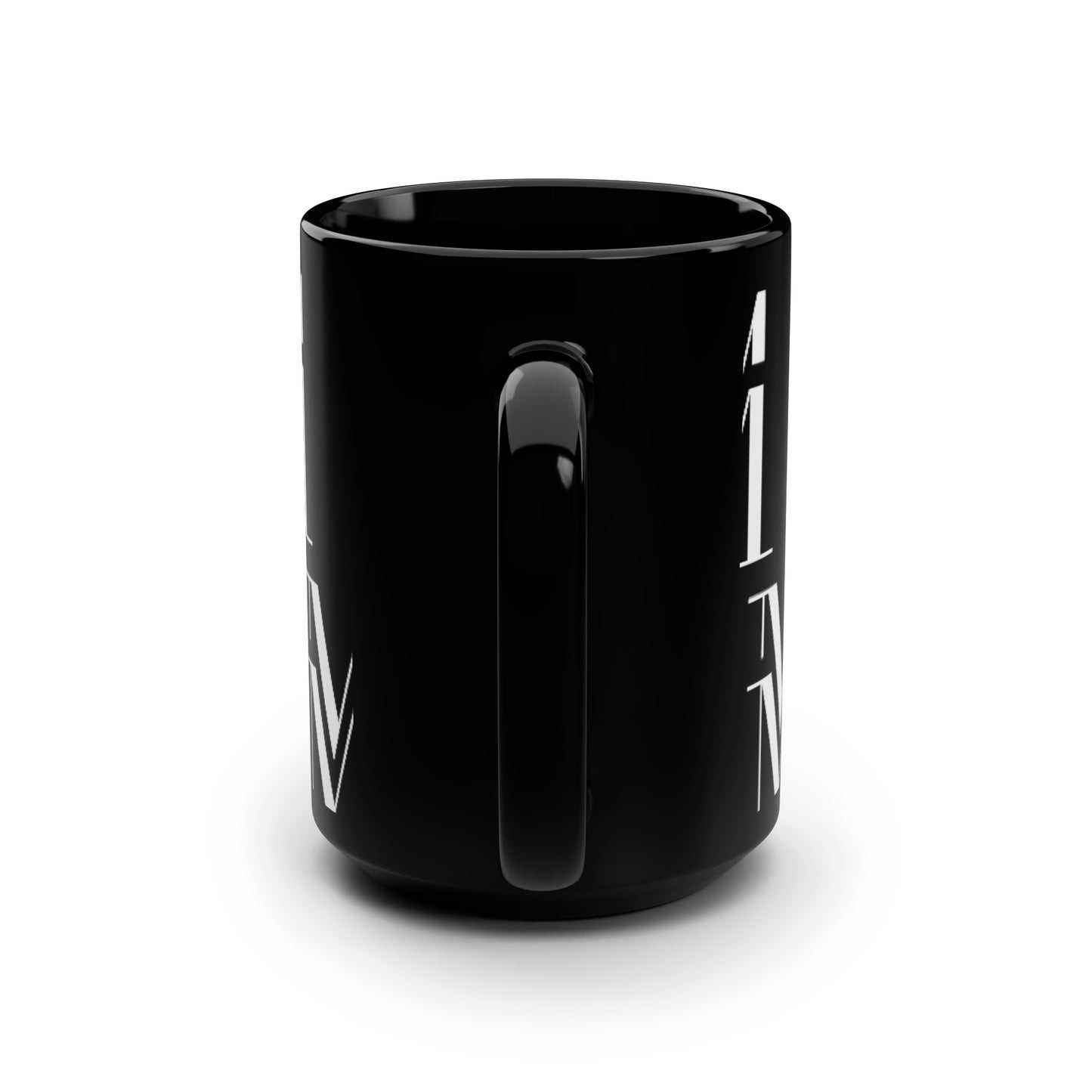 Mss Mia Signature Black Mug, 15oz