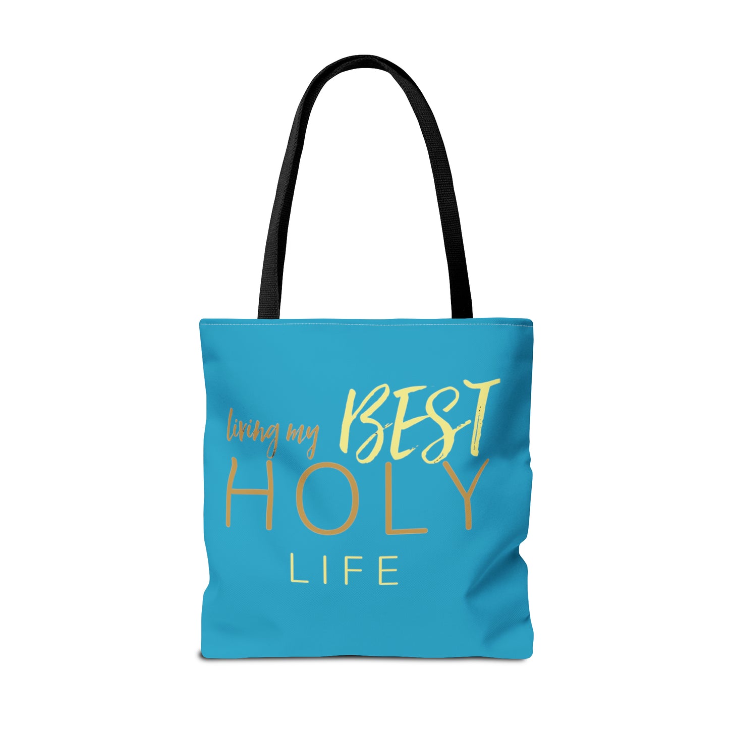 Collection A: “HOLYlife” Blue Tote Bag