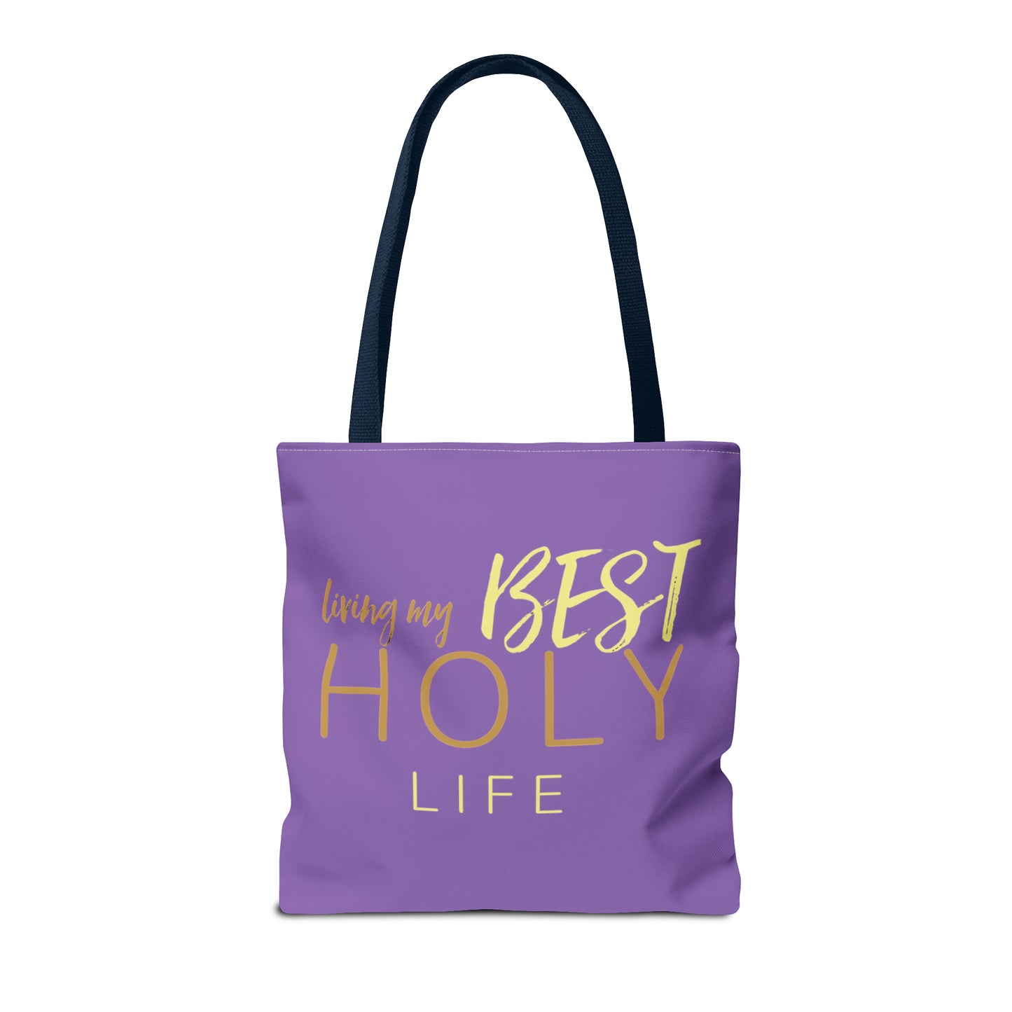 Collection A: “HOLYlife” Purple Tote Bag