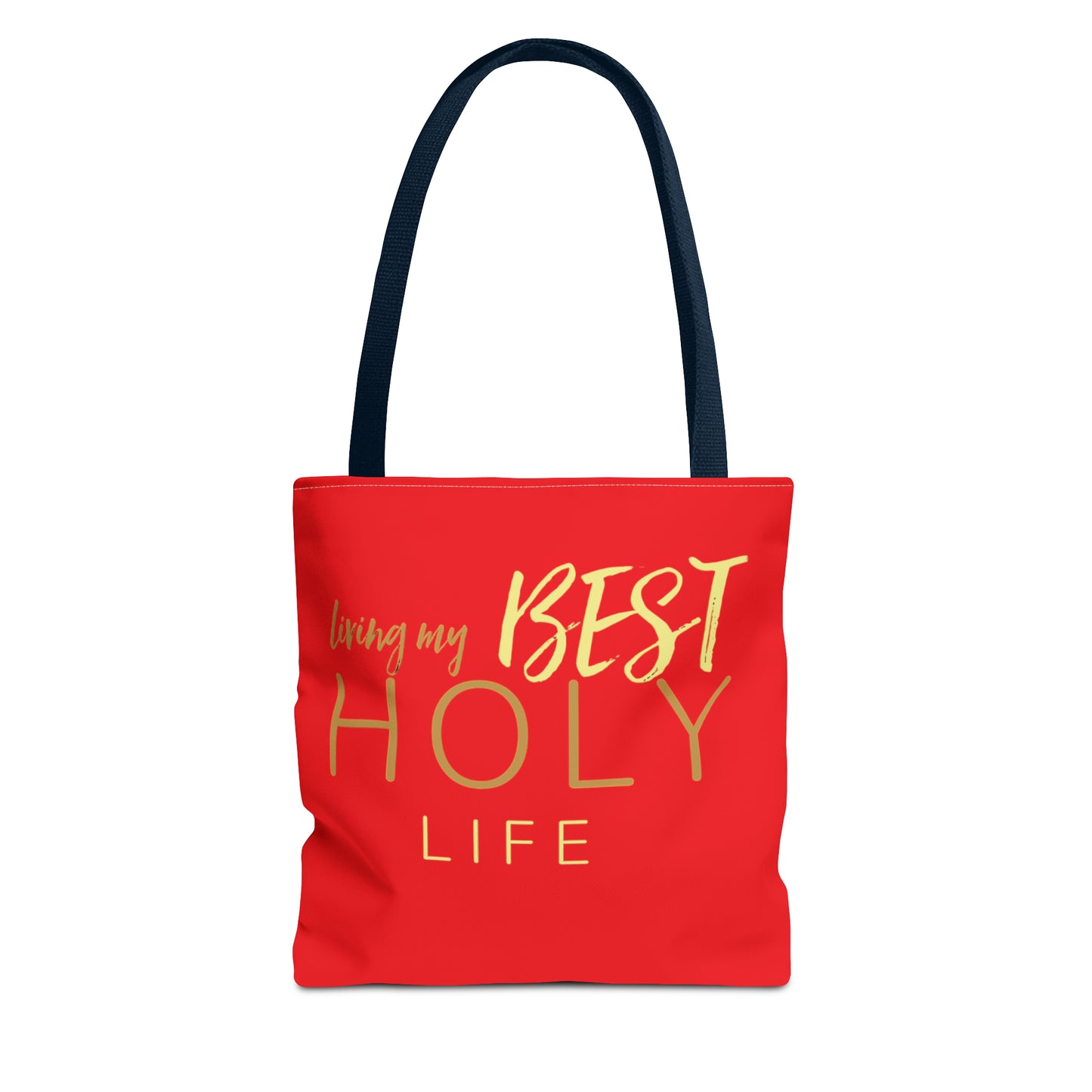 Collection A: “HOLYlife” Red Tote Bag