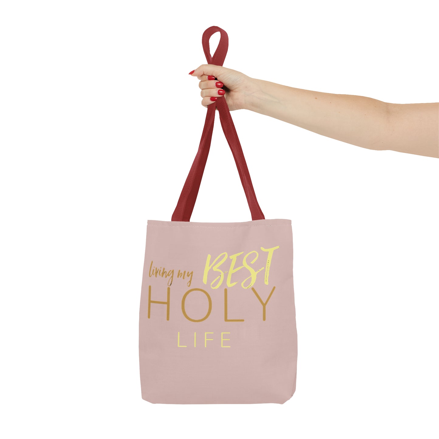 Collection A: “HOLYlife” MM Pink Tote Bag