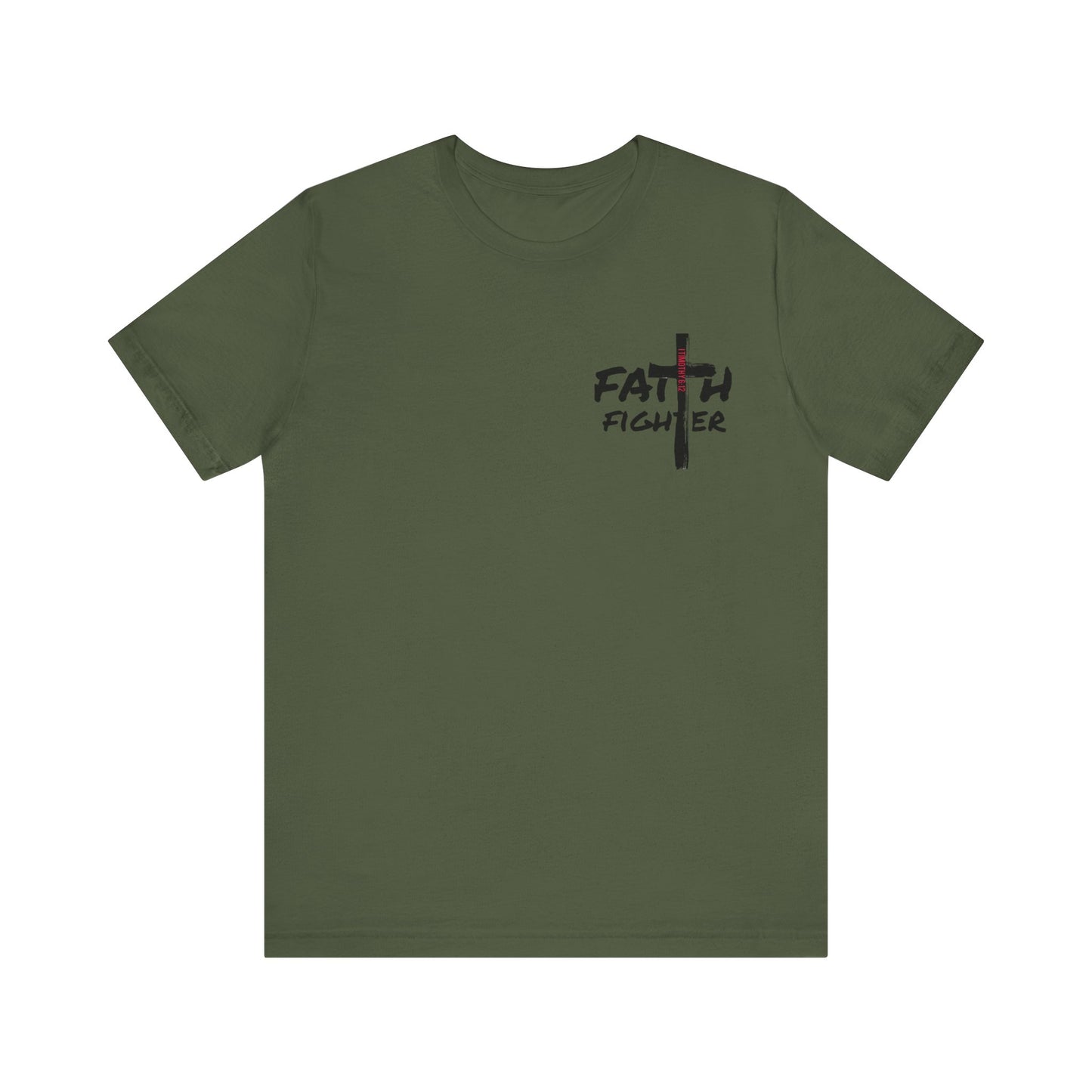 Collection A: “Faith Fighter” Unisex Short Sleeve Tee