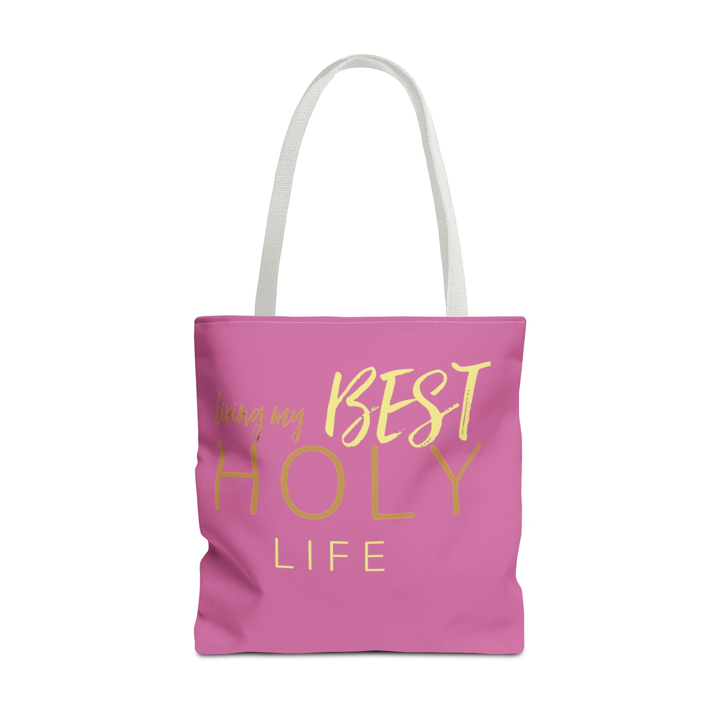 Collection A: “HOLYlife” Pink Tote Bag