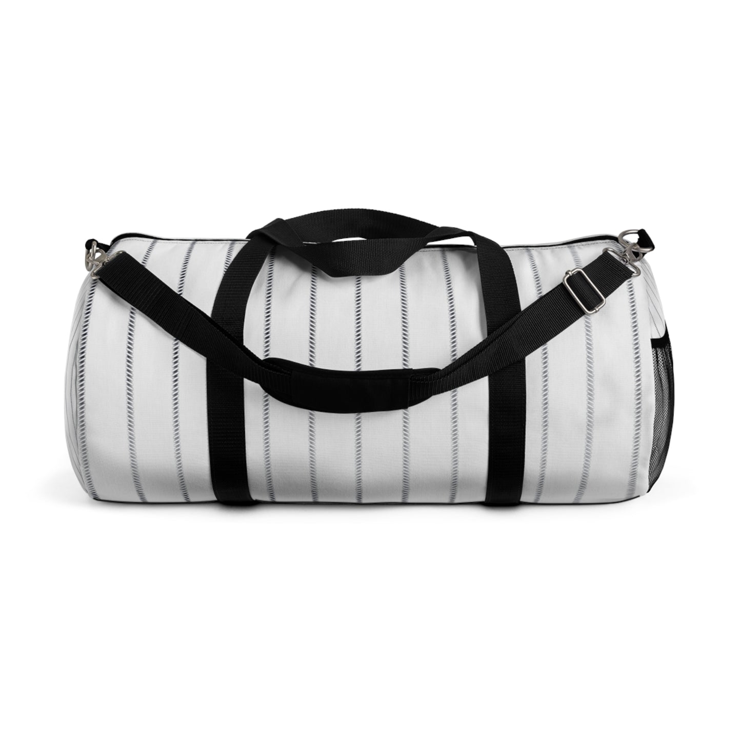 Mss Mia White W Stripes Duffel Bag