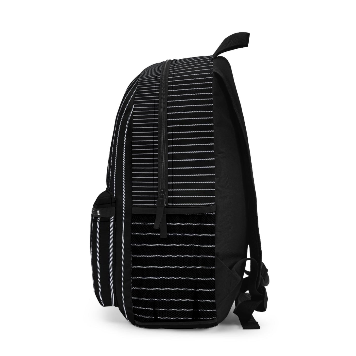 Mss Mia Black w/ Stripes Backpack