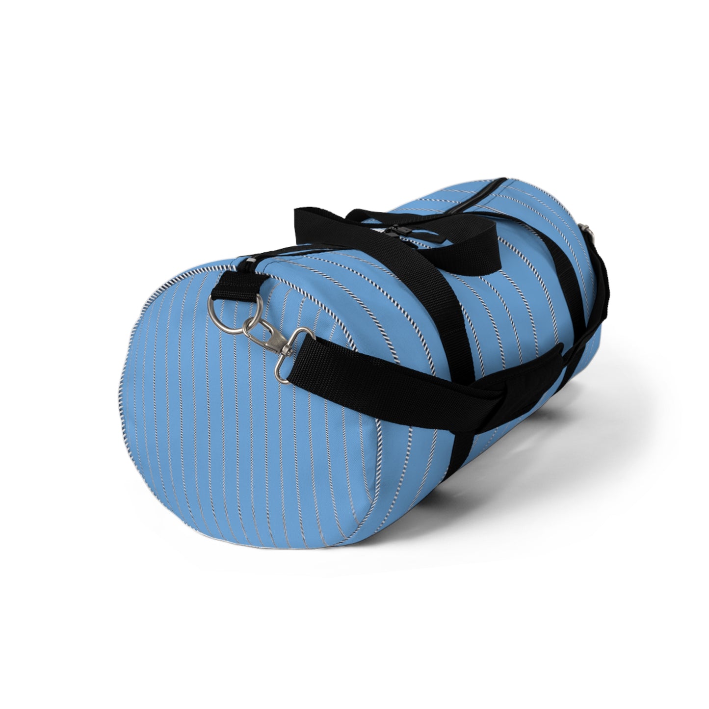 Mss Mia Light Blue  W Stripes Duffel Bag