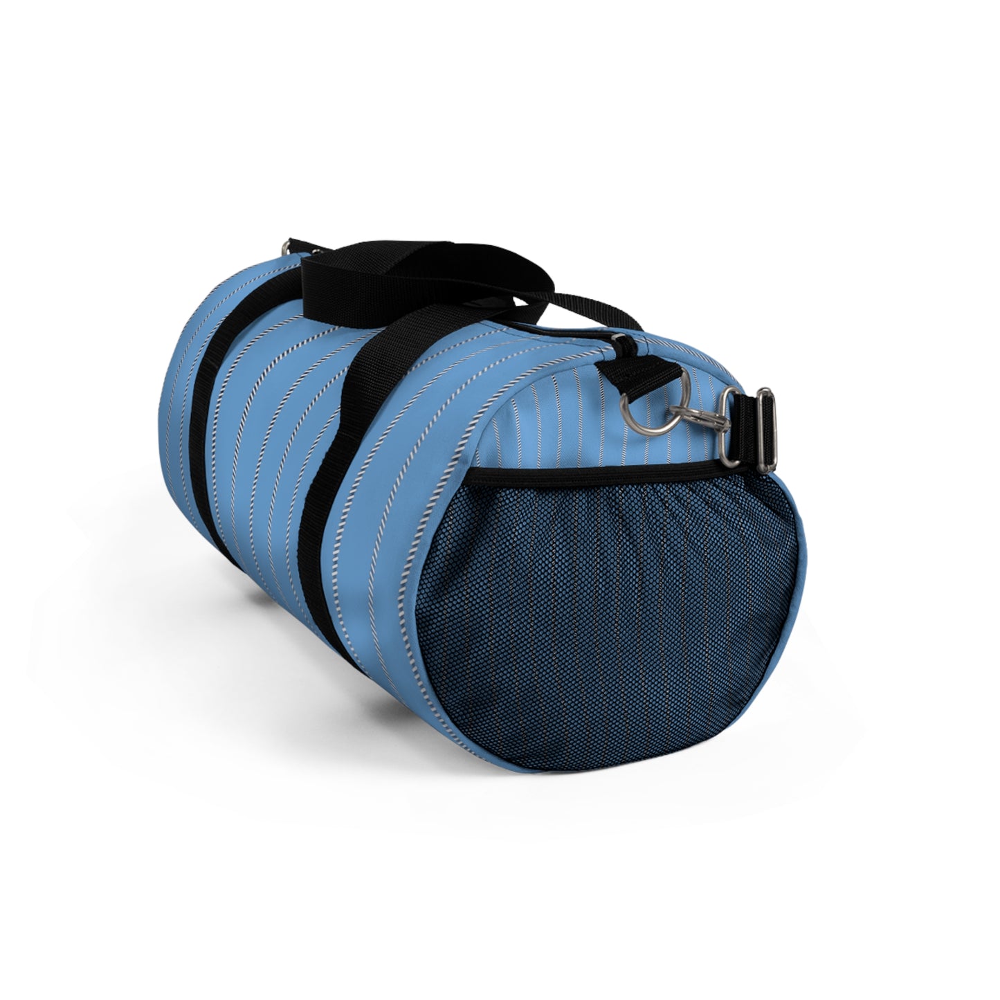 Mss Mia Light Blue  W Stripes Duffel Bag