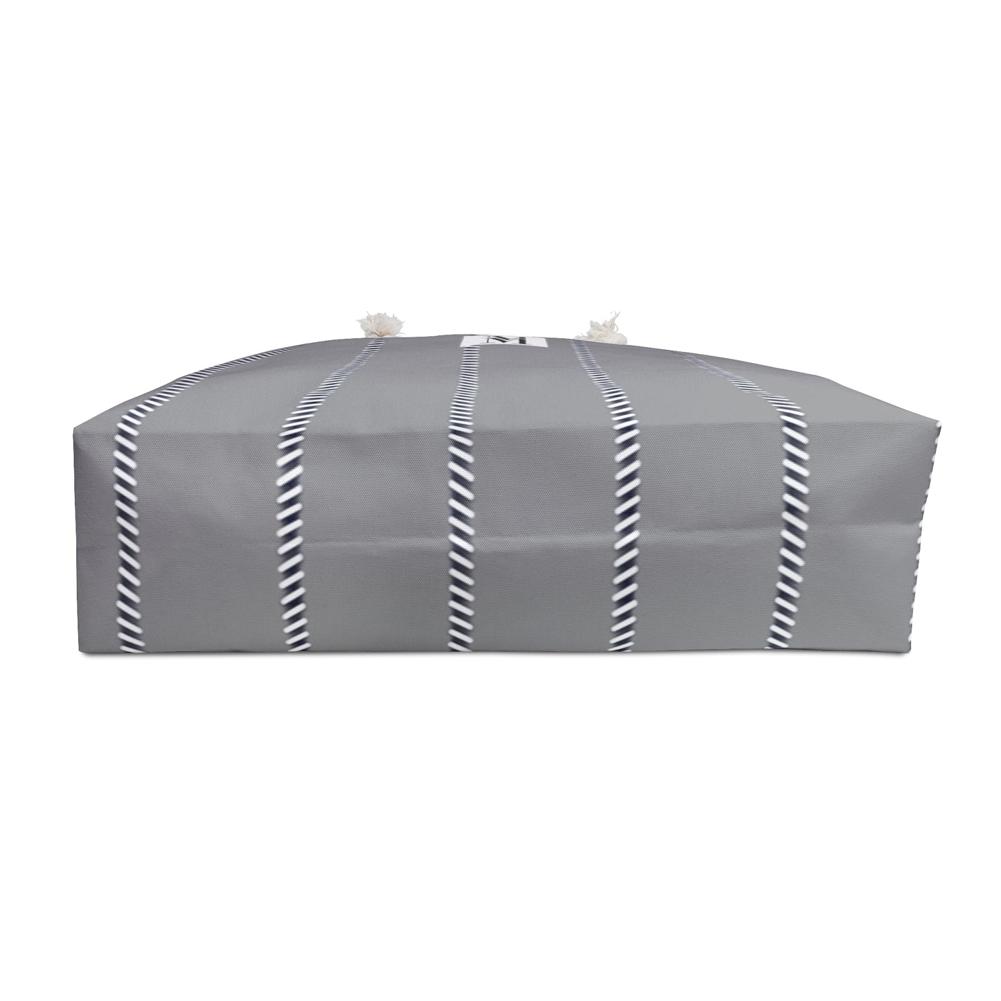 Mss Mia Grey Pinstripe Weekender