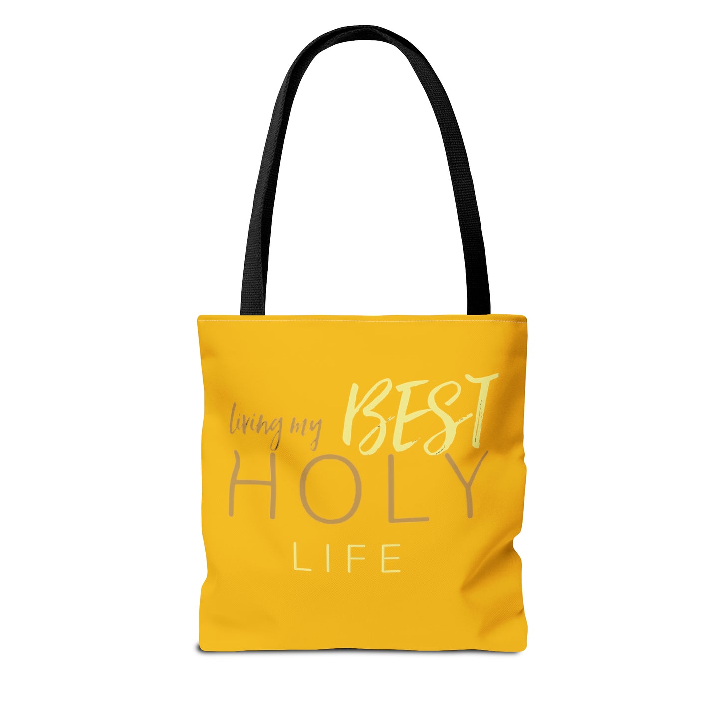 Collection A: “HOLYlife” Yellow Tote Bag